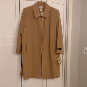 Larry Levine Women's Camel Trench Coat